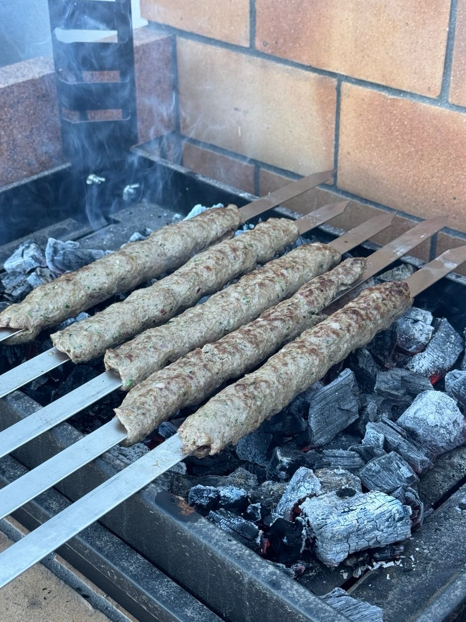 Люля-кебаб на мангале